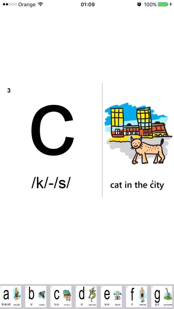 Capturas de tela do Mnemonic Phonic Technique Lite