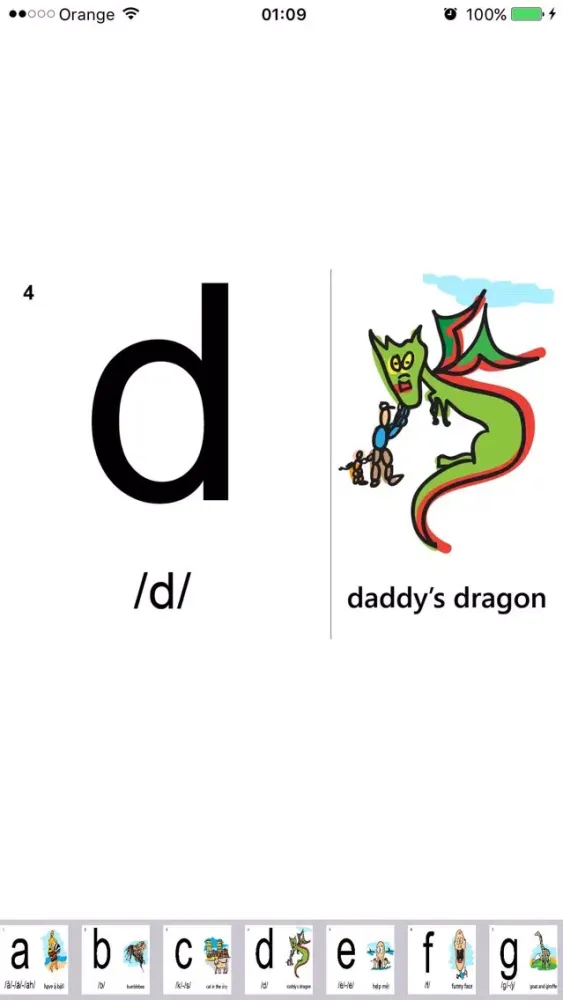 Capturas de tela do Mnemonic Phonic Technique Lite