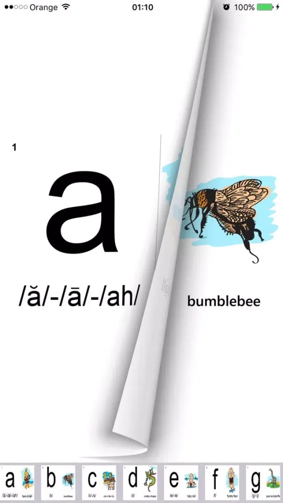 Capturas de tela do Mnemonic Phonic Technique Lite