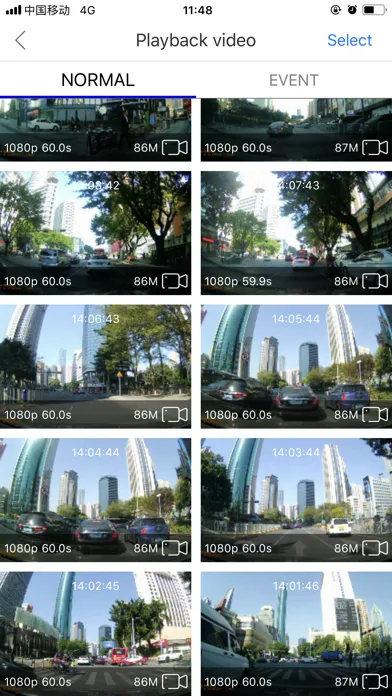 Whistler Dash Cam Screenshots
