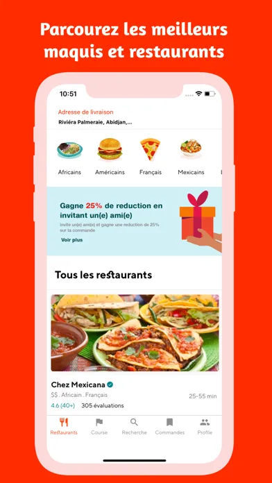 Capturas de pantalla de ChezNous: Livraison à domicile