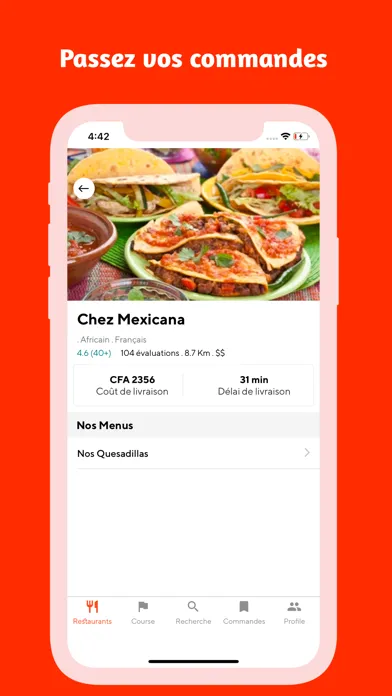 Capturas de pantalla de ChezNous: Livraison à domicile