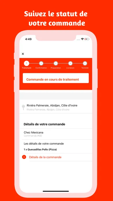 Capturas de pantalla de ChezNous: Livraison à domicile