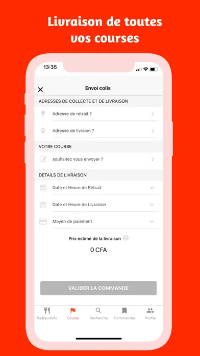 Capturas de pantalla de ChezNous: Livraison à domicile