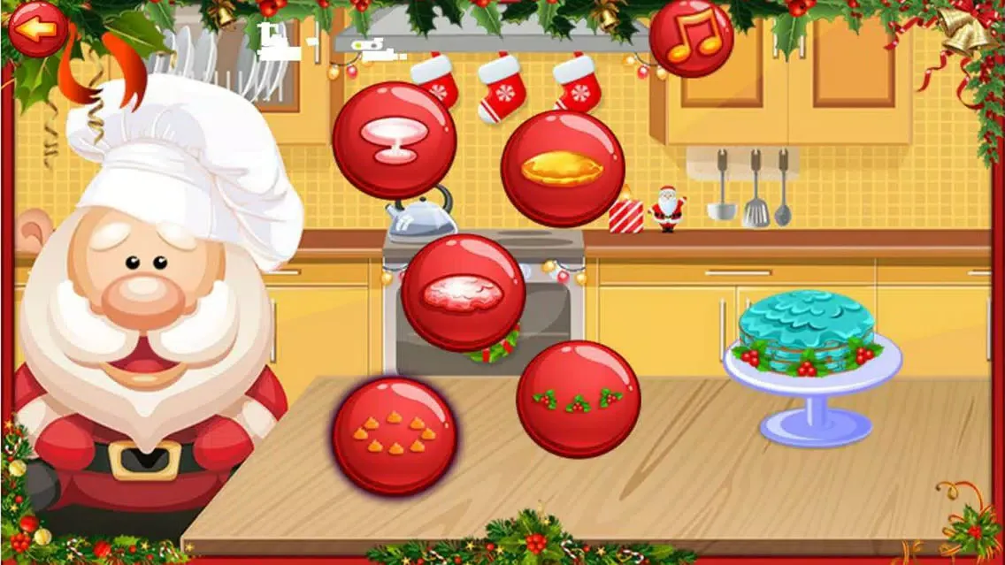 Tangkapan layar Christmas Cake - Cake Maker