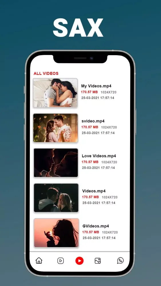 SAX Video Player - ALL Format HD Video Player 2021應用截圖