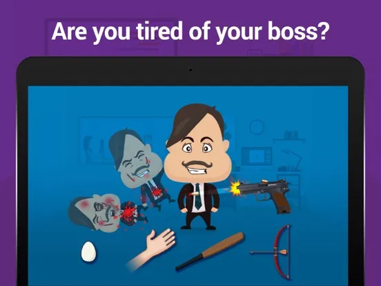 Скриншоты Hit the boss, Virtual game to beat the superior, smash him and be relaxed iPad 