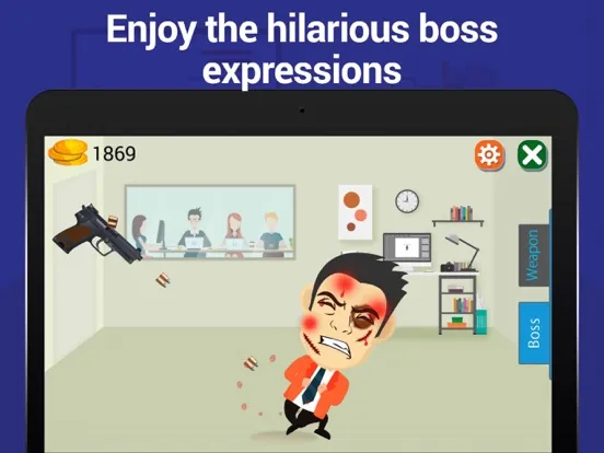 Скриншоты Hit the boss, Virtual game to beat the superior, smash him and be relaxed iPad 