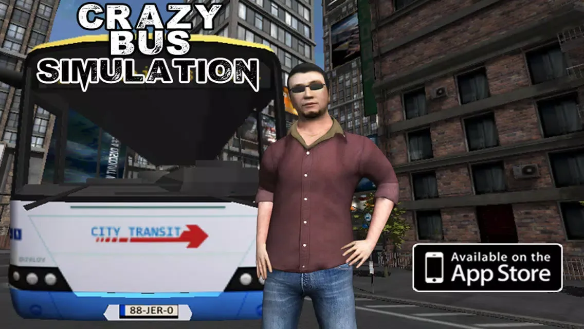 Capturas de tela do Crazy Bus Simulator 3D