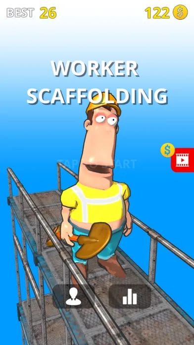Finger Rush Worker-Scaffolding スクリーンショット