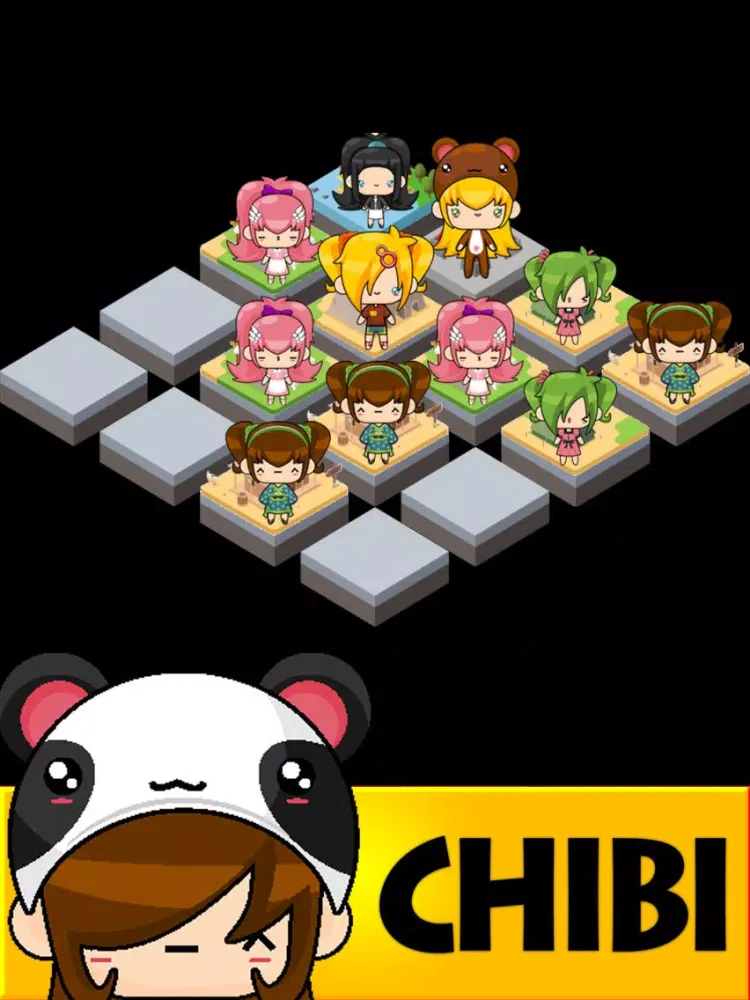 Tangkapan skrin Chibi Princess Merge iPad 