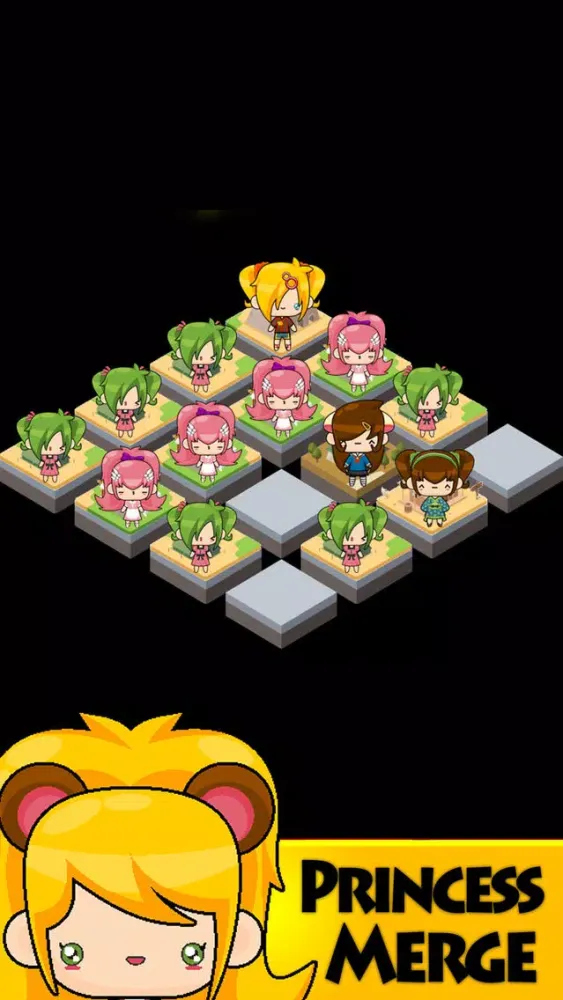Tangkapan skrin Chibi Princess Merge