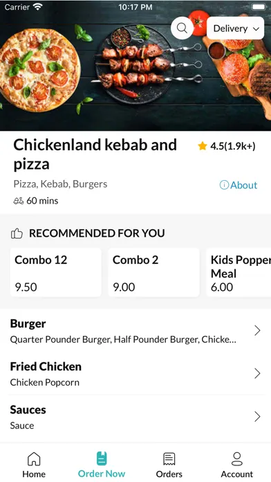 Zrzuty ekranu Chickenland kebab and pizza