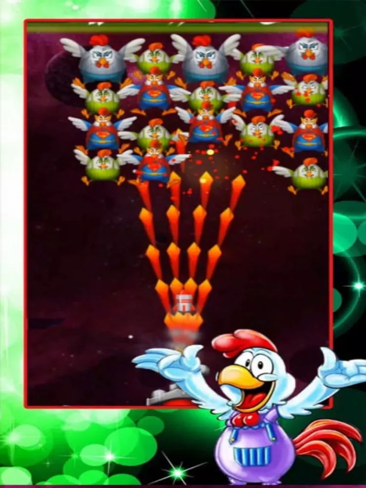 Chicken Fighter Ship - Earth Defense iPad 应用截图