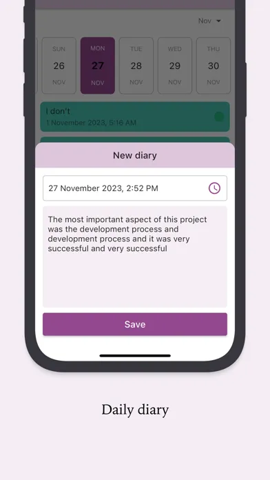 What is Today - Diary Screenshots