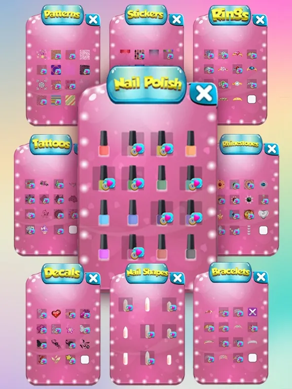 Screenshot di Nail Salon Art Manicure Games iPad 