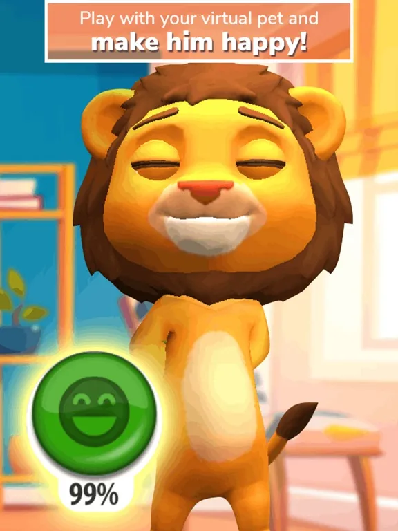 Talking Lion Virtual Pet Games iPad  스크린샷