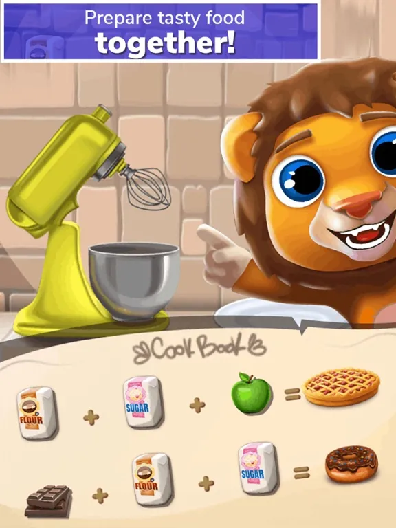 Talking Lion Virtual Pet Games iPad  스크린샷