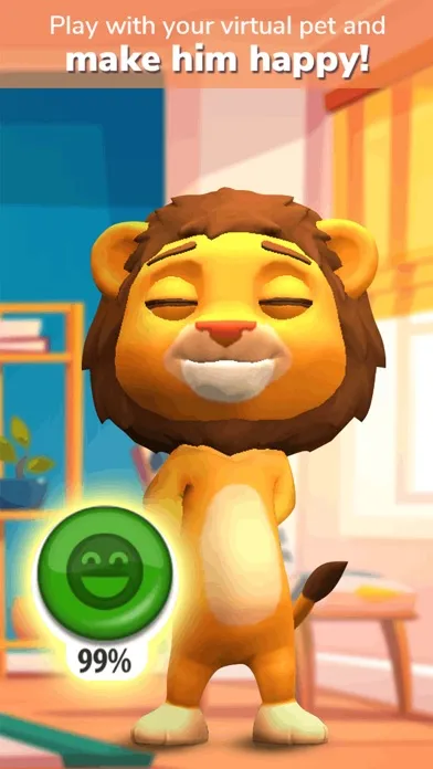 Talking Lion Virtual Pet Games 스크린샷