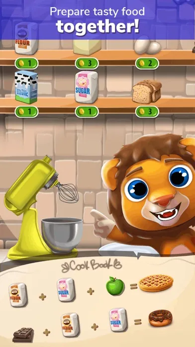 Talking Lion Virtual Pet Games 스크린샷