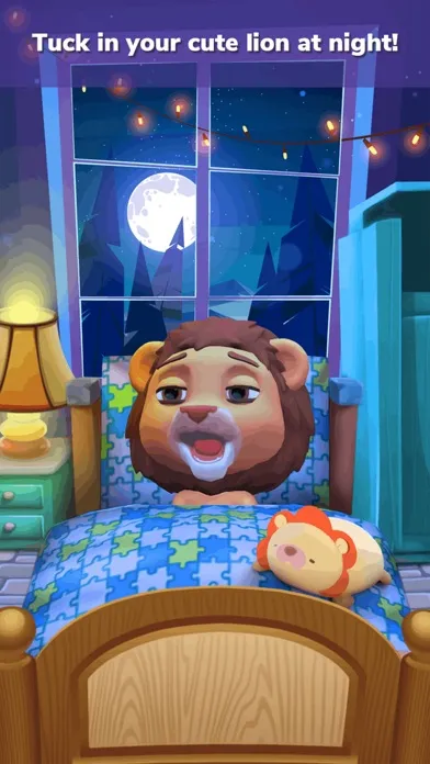 Talking Lion Virtual Pet Games 스크린샷