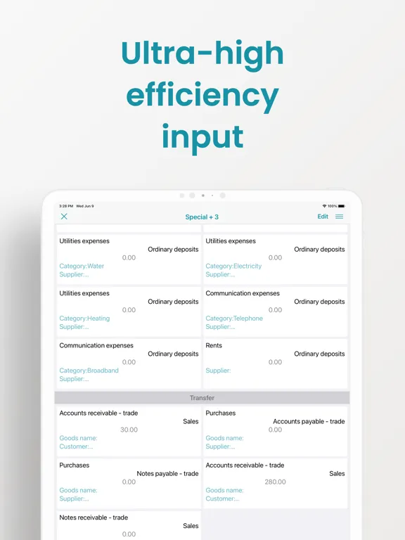 Mafin - Smart Accounting Book iPad  Ekran Görüntüleri