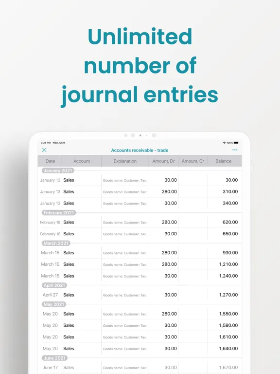 Mafin - Smart Accounting Book iPad  Ekran Görüntüleri