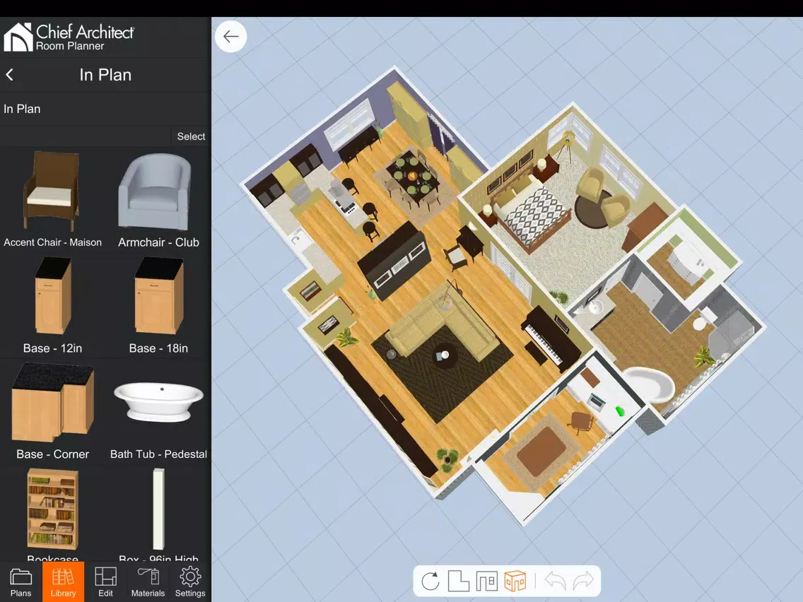 Room Planner Home Design iPad  Ekran Görüntüleri