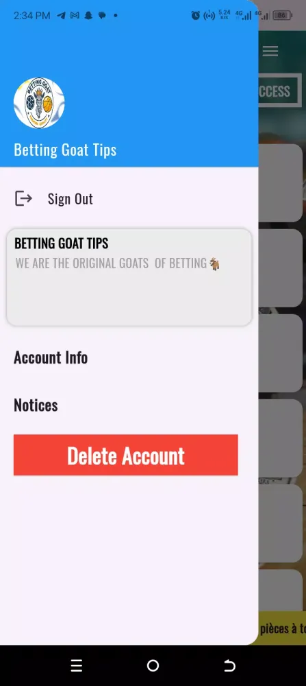 Betting Goat Tips スクリーンショット
