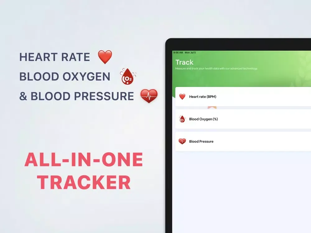صور Blood Oxygen＋Pressure Tracker iPad 