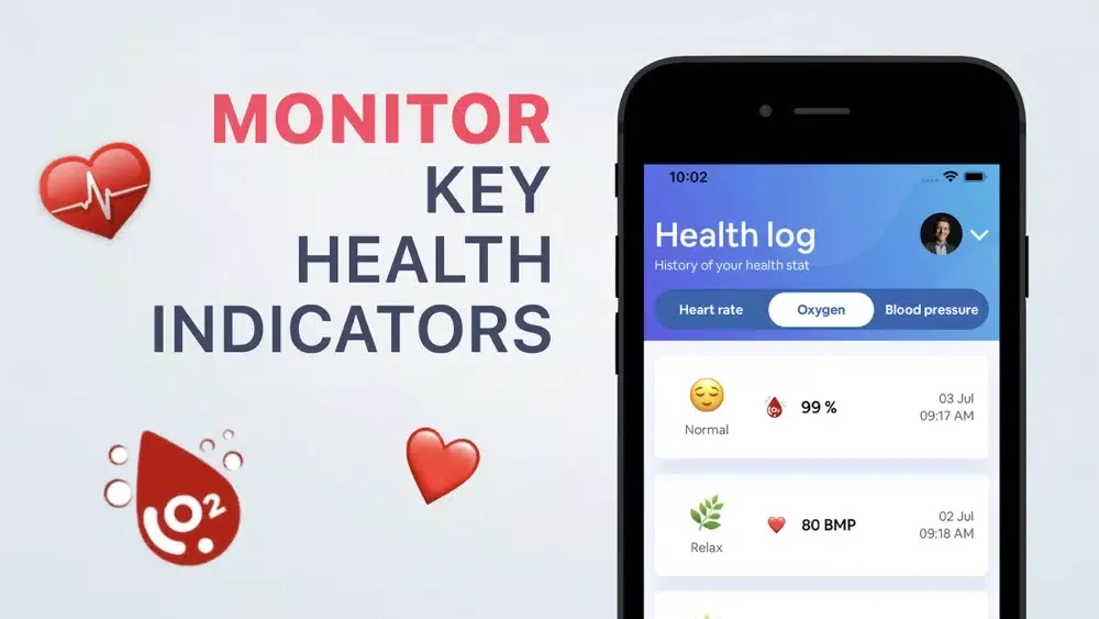 صور Blood Oxygen＋Pressure Tracker