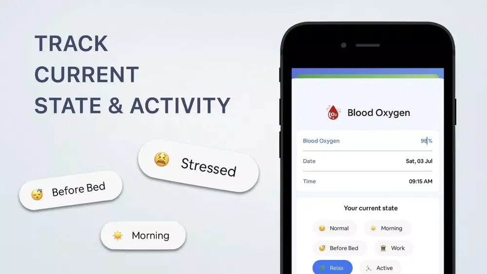صور Blood Oxygen＋Pressure Tracker