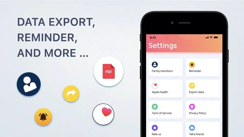 صور Blood Oxygen＋Pressure Tracker