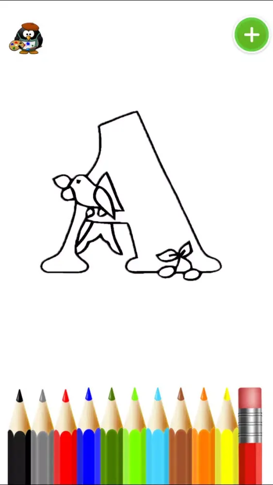 Tangkapan skrin Coloring app- learn how to draw and paint....