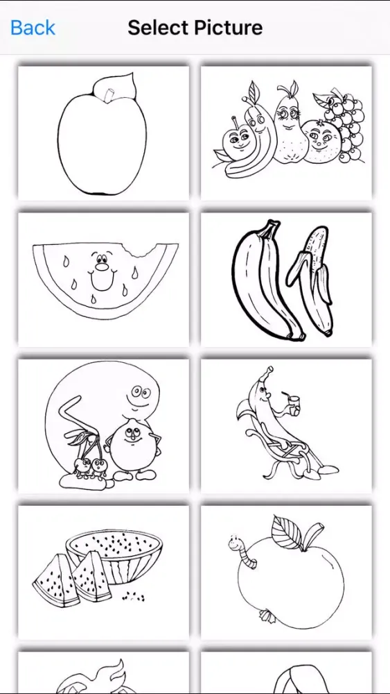 Capturas de tela do The Fruitce- Paint Color Kid - Childrens's Drawing Desk , Paintbrush, Draw,Doodle, Sketch Coloring Book