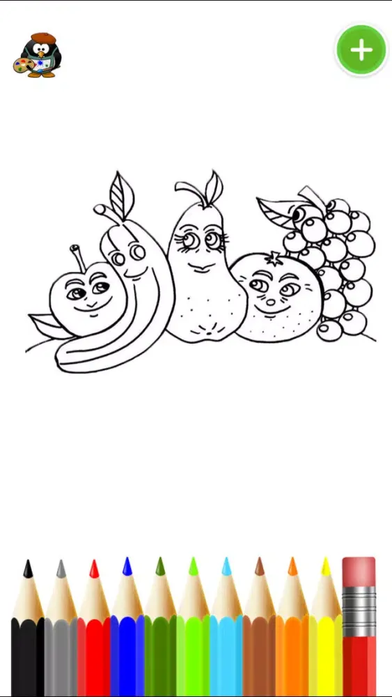 Capturas de tela do The Fruitce- Paint Color Kid - Childrens's Drawing Desk , Paintbrush, Draw,Doodle, Sketch Coloring Book