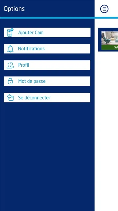Tangkapan skrin HomeSecure