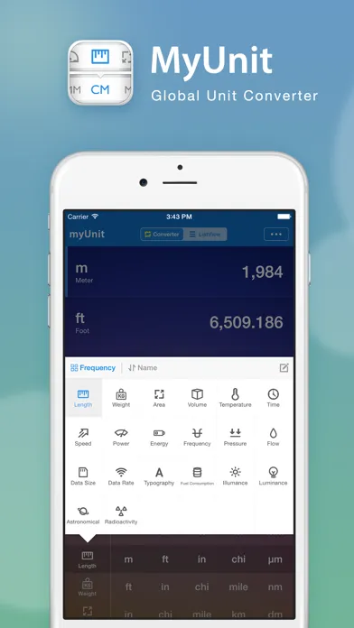 صور myUnit · Global Unit Converter