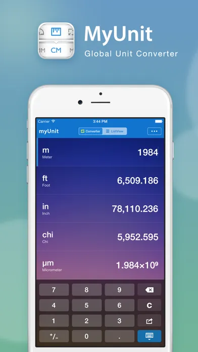 صور myUnit · Global Unit Converter