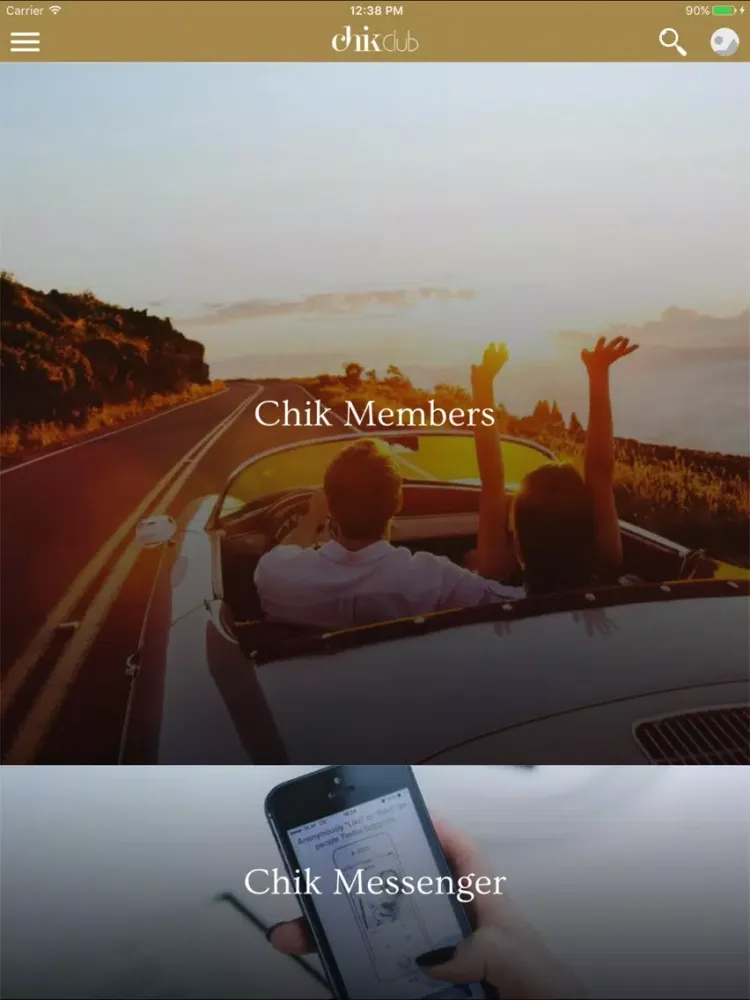 Chik Club App iPad 应用截图