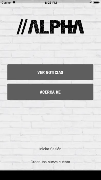 Скриншоты Alpha App