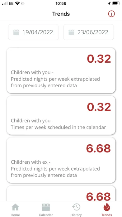 Childcare Night Tracker Screenshots