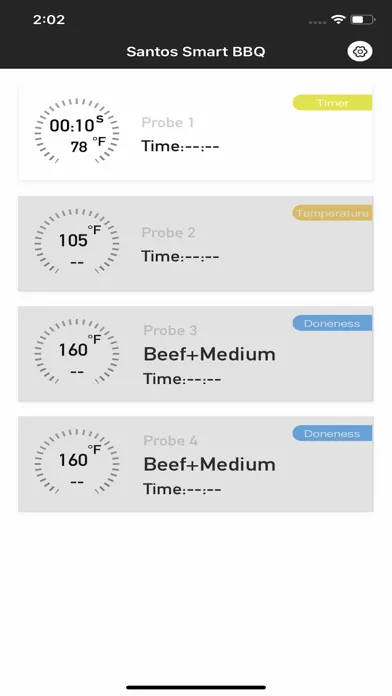 Capturas de tela do Santos Smart BBQ