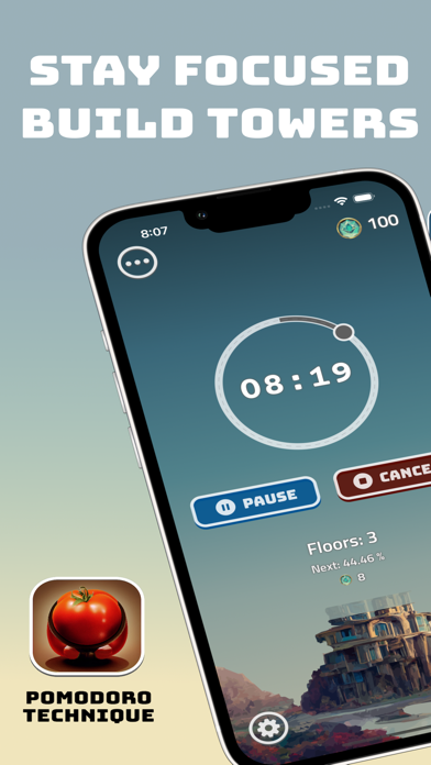 Capturas de tela do Refocus: Unhook Tower Builder