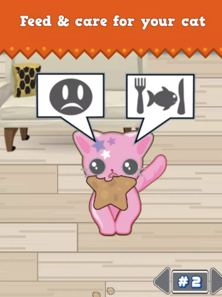 Evo Cat Simulator Virtual Pet iPad  स्क्रीनशॉट