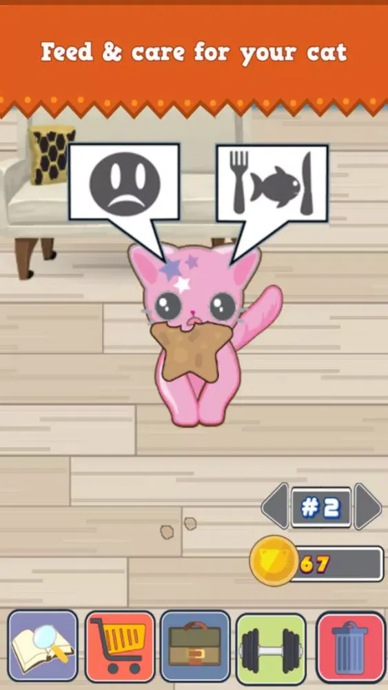 Evo Cat Simulator Virtual Pet स्क्रीनशॉट