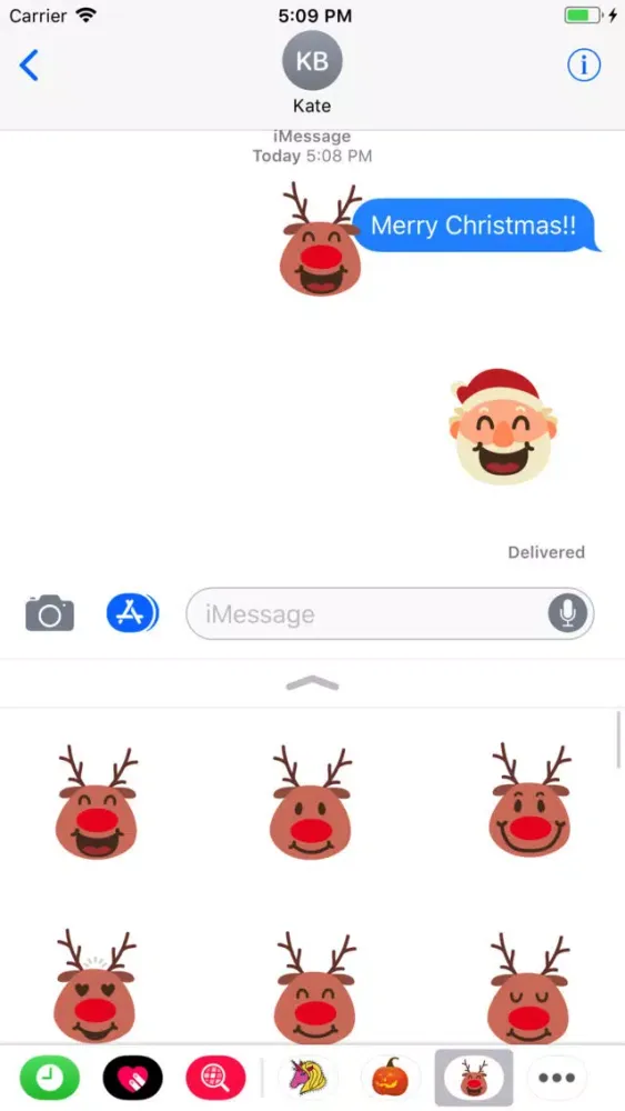 Скриншоты Christmasmoji Sticker Pack