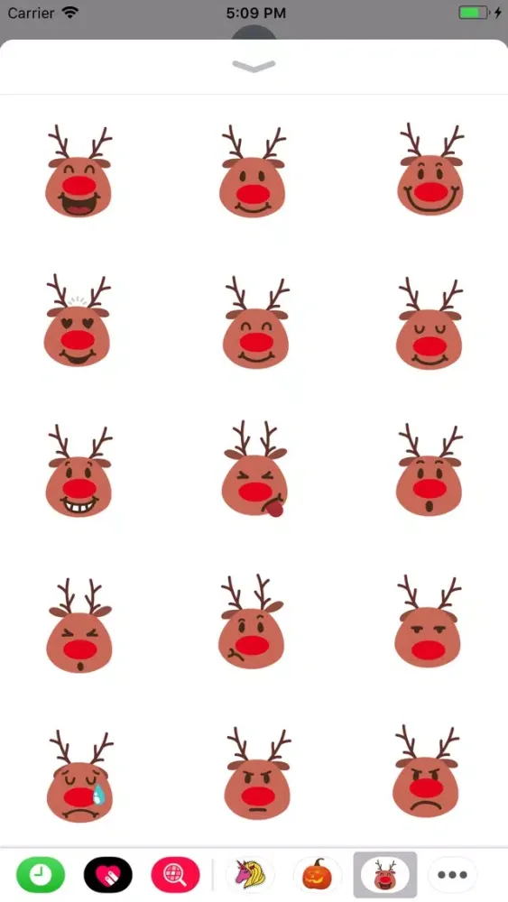 Скриншоты Christmasmoji Sticker Pack