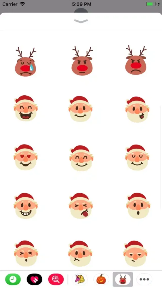 Скриншоты Christmasmoji Sticker Pack