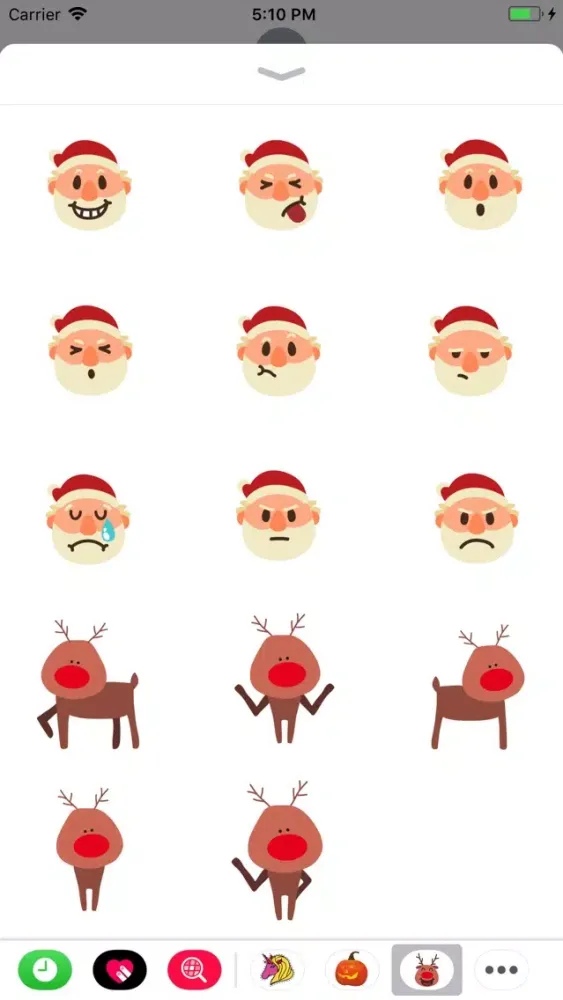 Скриншоты Christmasmoji Sticker Pack